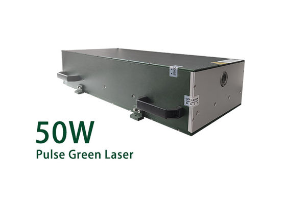 50W zielone nanosekundowe lasery światłowodowe Jednoimpulsowe źródło lasera do cięcia oznakowania mikrotechnicznego