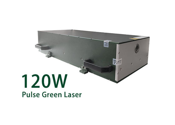 120W jednoimpulsowy nanosekundowy laser z zielonych włókien do grawerowania oznakowania cięcia